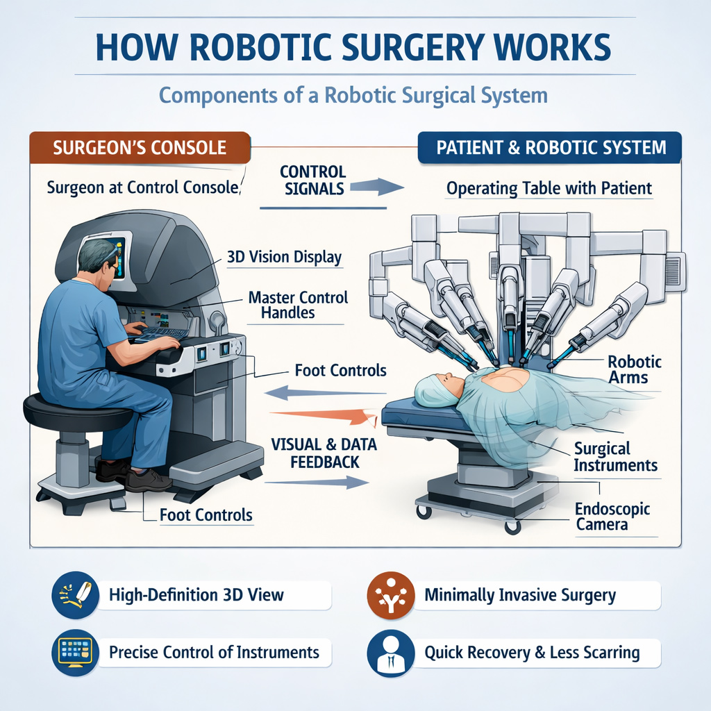 Robotic Surgery in treatment of Gynecological cancers